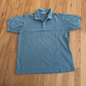 Vintage AUSTRALIAN BY L'ALPINA Polo Green Mens Cotton Size 54 - see description.